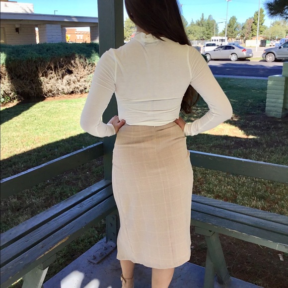 Wrap Skirt Mid Length-Clearance - Picture 4 of 7